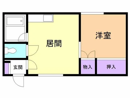ハイツサンサーラ【202号室】の間取り
