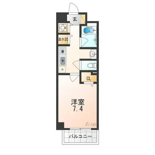 AKATSUKIⅡ【6階】の間取り