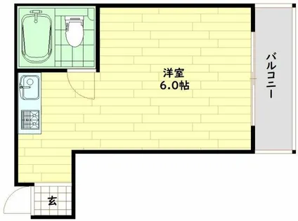 コスモメイト野田【4階】の間取り