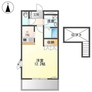 アシュランス【2階】の間取り