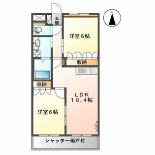 パークサイド ヴィレッジ【1階】の間取り