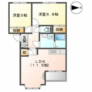 サンコート本郷【2階】の間取り