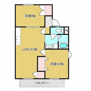 エレガンツァカーサ【2階】の間取り