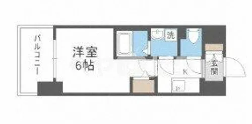 エスリードレジデンス梅田グランゲート【11階】の間取り