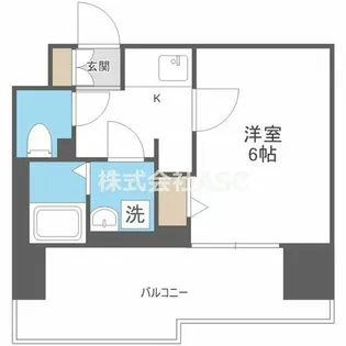 エスリードレジデンス梅田グランゲート【5階】の間取り