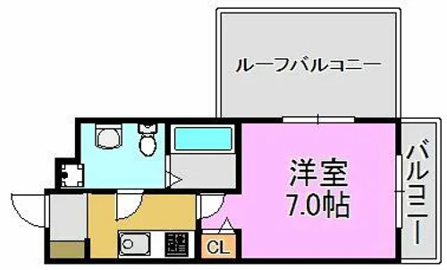 アーク吉田駅前【10階】の間取り