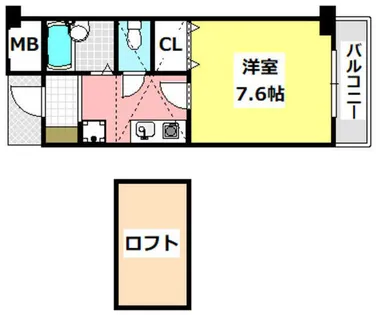 ヴィユーフルーヴ2【4階】の間取り