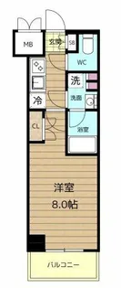 S-FORT江坂Salita【6階】の間取り