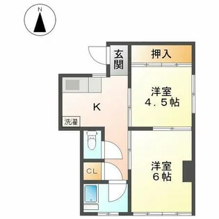 城北ビル【301号室】の間取り