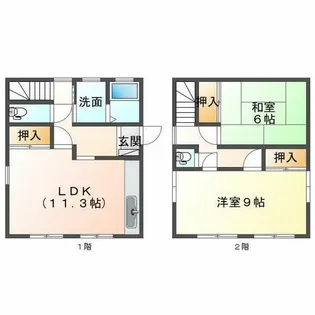 兵庫県神戸市垂水区泉が丘1丁目【一戸建】の間取り