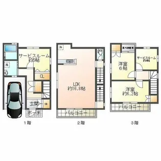 兵庫県明石市藤江【一戸建】の間取り