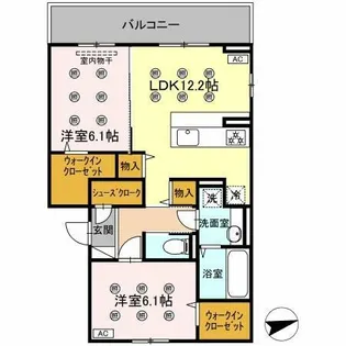 La Maison NAKAI【3階】の間取り