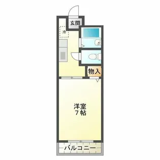 インペリアル伊川谷【2階】の間取り