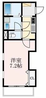 大阪府富田林市若松町4丁目【アパート】の間取り