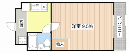 センチュリーハイツ木村【1207号室】の間取り