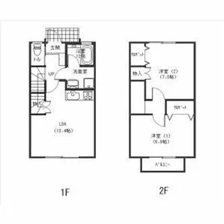 愛知県名古屋市守山区天子田3丁目【アパート】の間取り