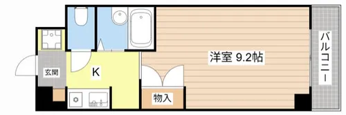 翔耀一号館【207号室】の間取り