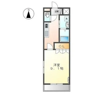 ルーエンハイム切戸【2階】の間取り