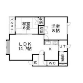 コーポ和【1階】の間取り