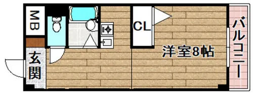 T’sコート【105号室】の間取り