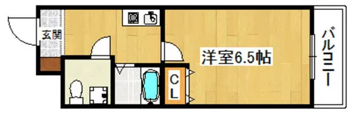 F・Hグリーンロイヤル高槻【203号室】の間取り