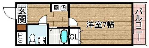 FHグリーンロイヤル高槻【2階】の間取り
