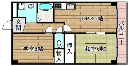 エトワールⅤ【6階】の間取り