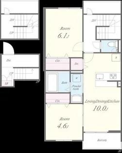 メビウス大橋【3階】の間取り
