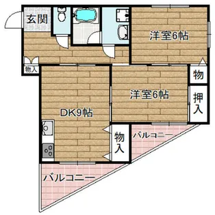 シマダコーポレーション【202号室】の間取り