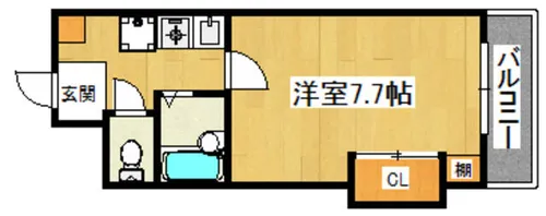 ラ・ビスタ暁【309号室】の間取り