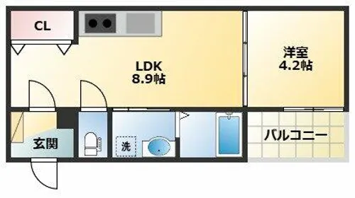 F asecia stib【2階】の間取り