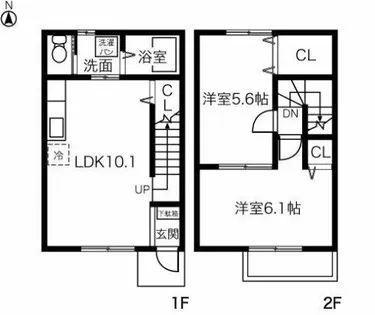 エトワール【A号室】の間取り