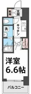 エスリード阿波座レジデンス【12階】の間取り