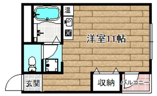 コスモハイツ【304号室】の間取り