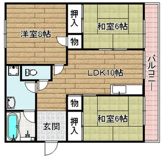 メゾンティック【301号室】の間取り