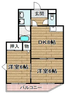 シマダコーポレーション【301号室】の間取り