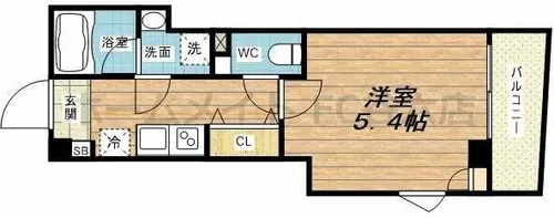 pulizia【8階】の間取り
