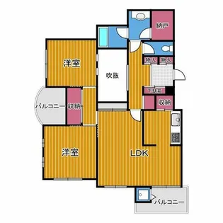 ポンテフィーコ【2階】の間取り