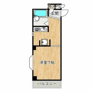 大阪府堺市西区鳳南町5丁【マンション】の間取り