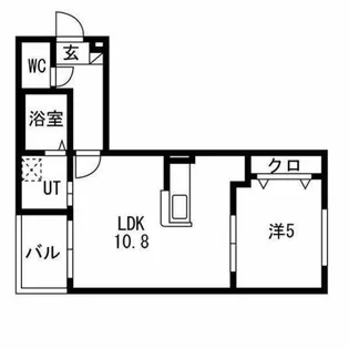 アレグリア千歳【1階】の間取り