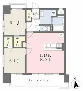 プリメイロ パッソ【4階】の間取り