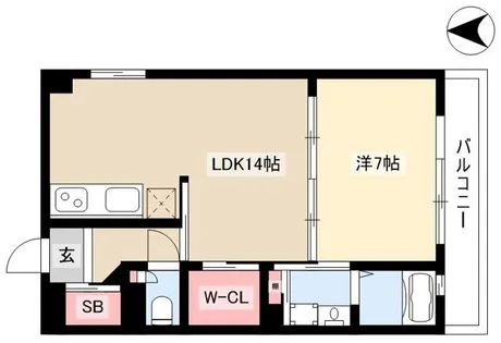 VELATO【4階】の間取り