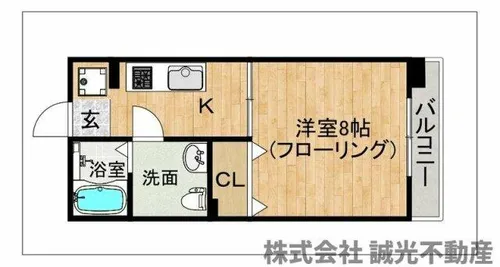 プロスパ83【5階】の間取り