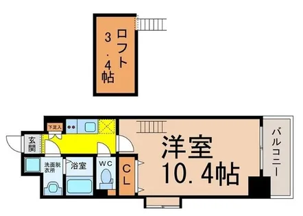 クピットガーデン千代田【10階】の間取り