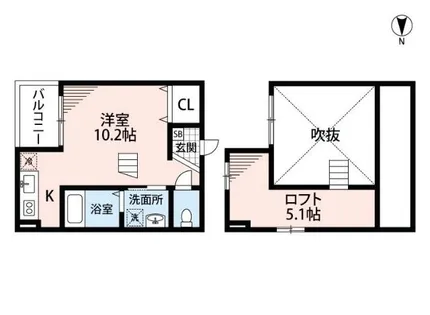 Hause(ハウゼ)【2階】の間取り
