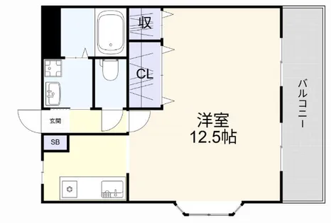 サンフラワー貫【202号室】の間取り