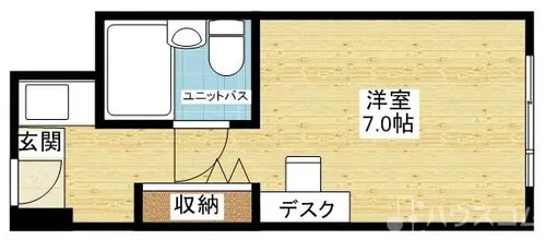 ステュディオ新大阪【10階】の間取り