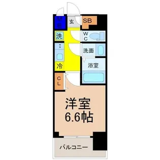 シーズンフラッツ千種(チクサ)【15階】の間取り