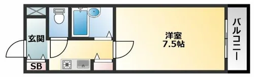 サイレストSB【3階】の間取り