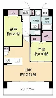 LiveCasa関目【3階】の間取り
